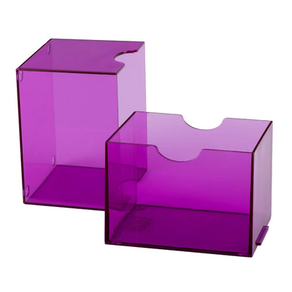 Dragon Shield: Deck Box – Strongbox – Clear Purple