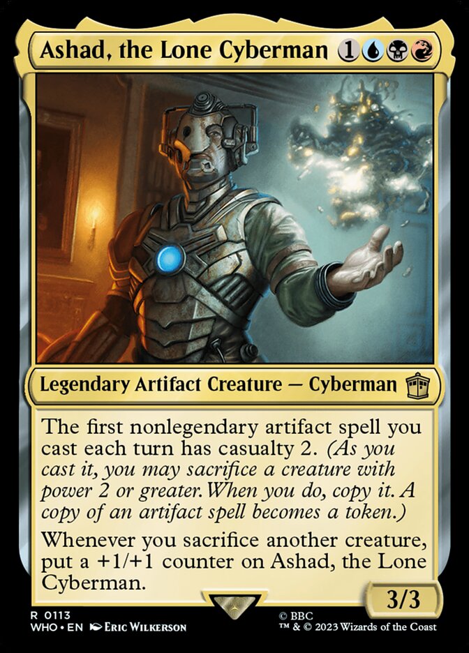 Ashad, the Lone Cyberman 113/331 (Universes Beyond: Doctor Who)  - Foil