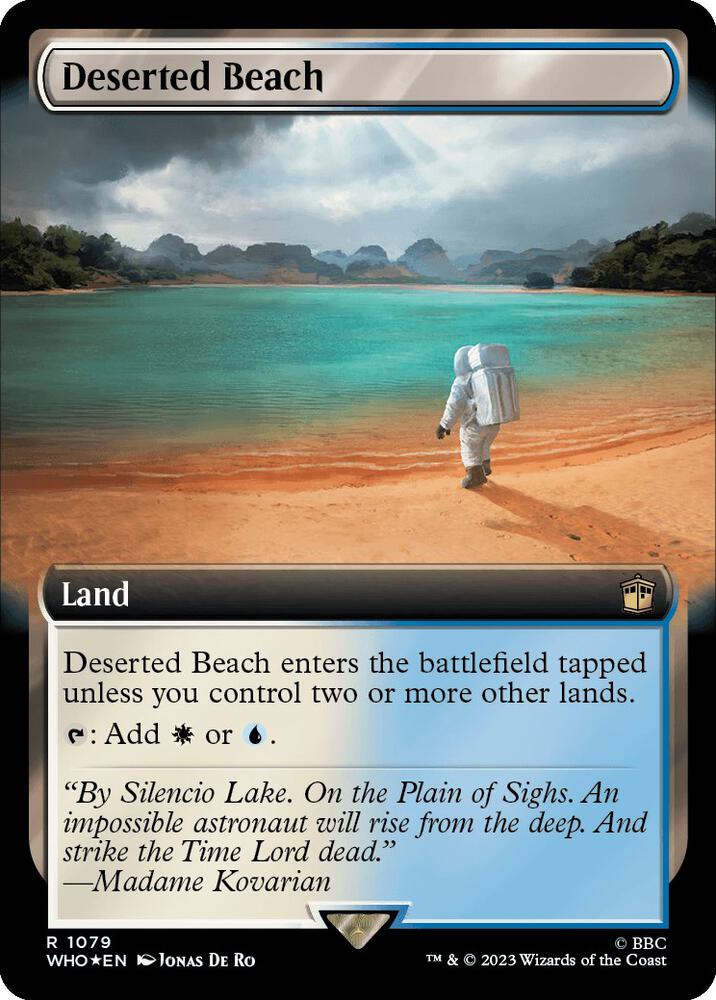 Deserted Beach 1079/331 (Universes Beyond: Doctor Who)  - Extended Art Surge Foil