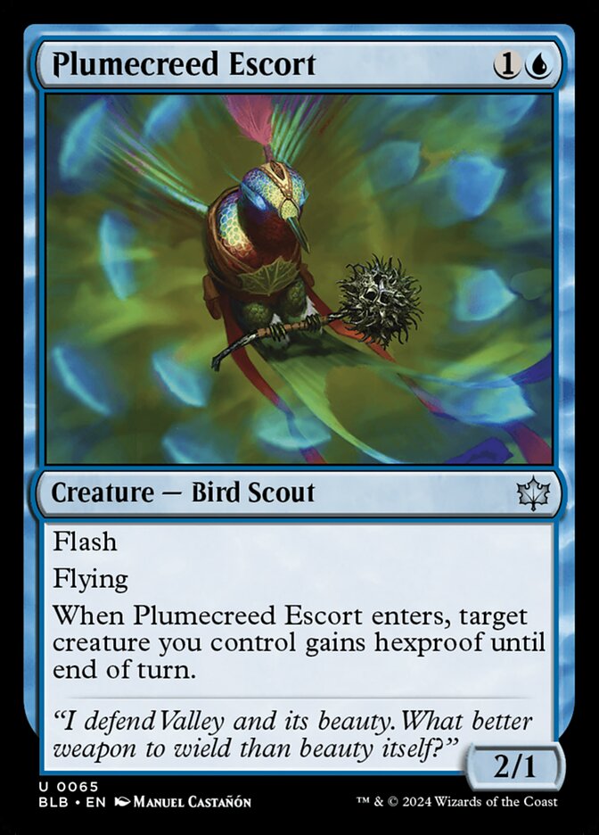 Plumecreed Escort 65 (Bloomburrow) 