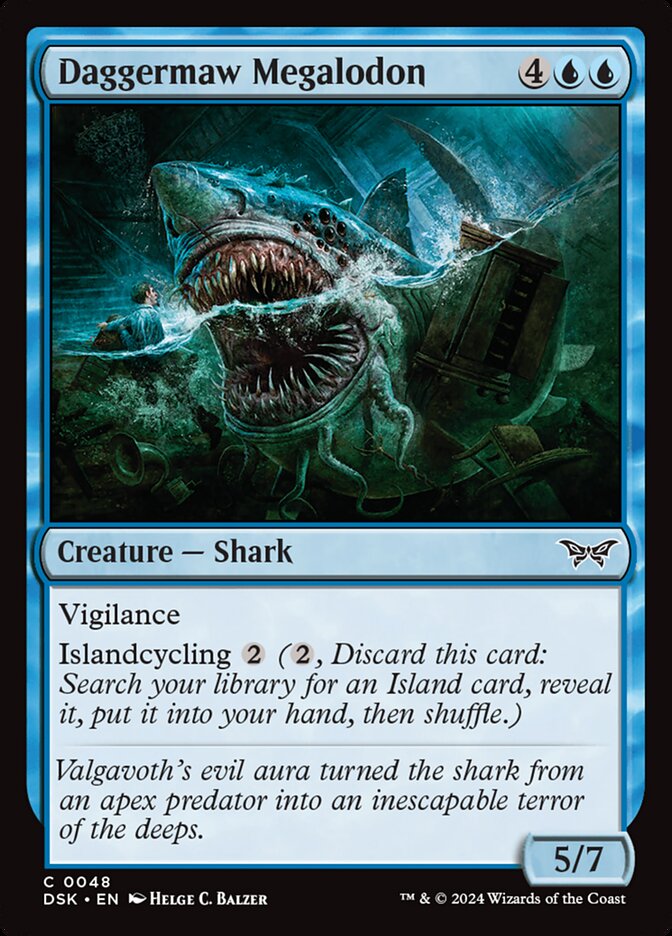 Daggermaw Megalodon 48 (Duskmourn: House of Horror) 
