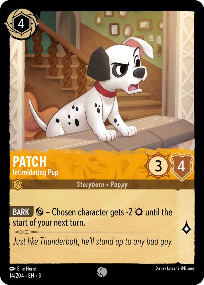 Patch Intimidating Pup (Into the Inklands)  - Cold Foil