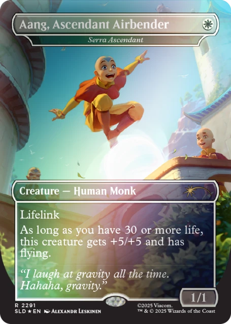 Magic The Gathering Secret Lair: Avatar the Last Airbender A Lot to Learn [Rainbow Foil Edition]