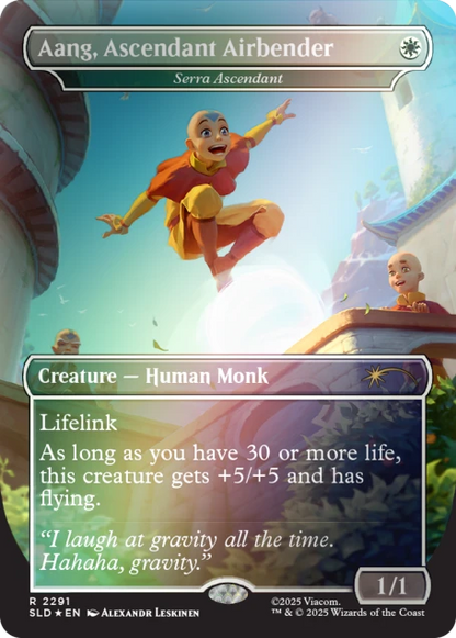 Magic The Gathering Secret Lair: Avatar the Last Airbender A Lot to Learn [Rainbow Foil Edition]