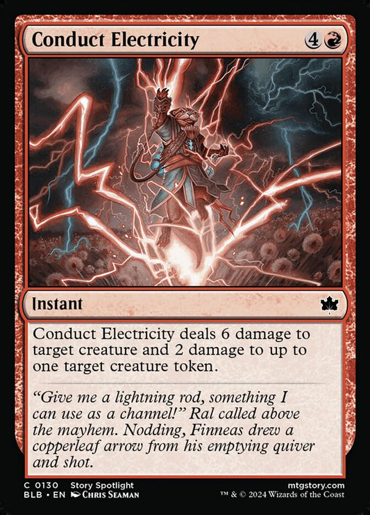 Conduct Electricity 130 (Bloomburrow)  - Foil
