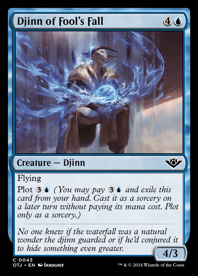 Djinn of Fool's Fall 43/286 (Outlaws of Thunder Junction) 