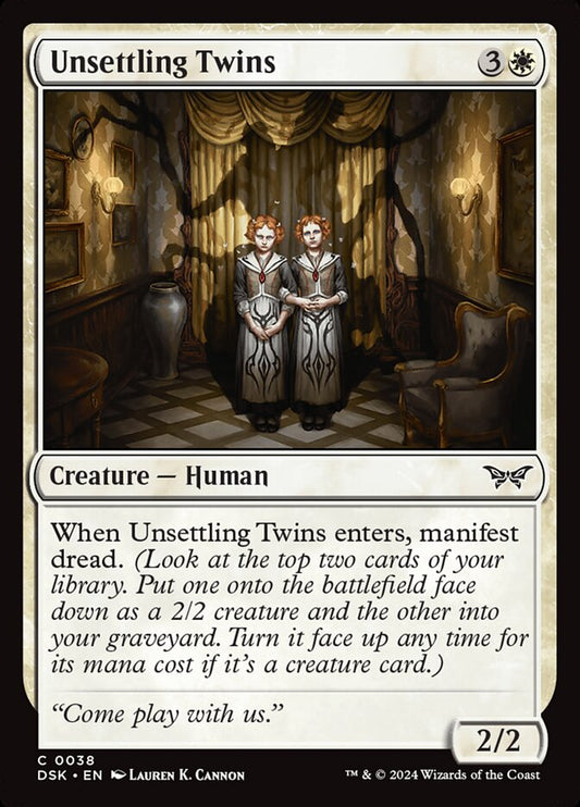 Unsettling Twins 38/286 (Duskmourn: House of Horror)  - Foil