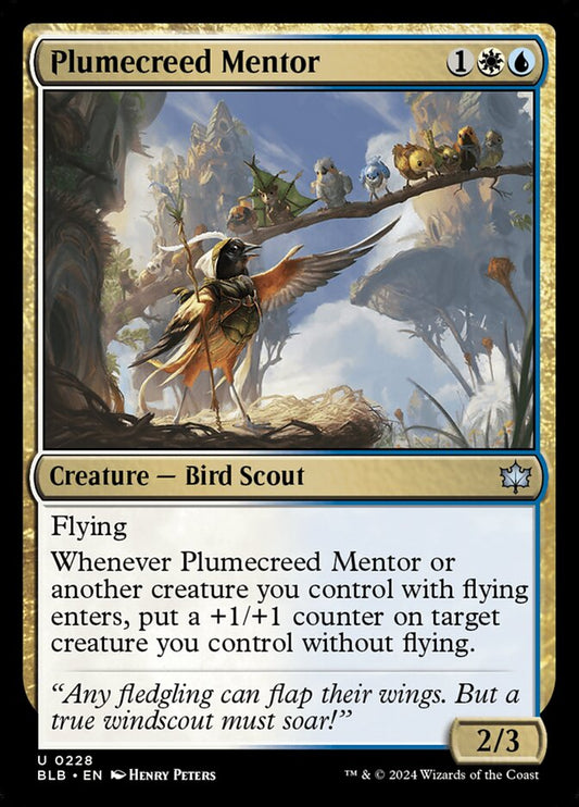 Plumecreed Mentor 228 (Bloomburrow) 
