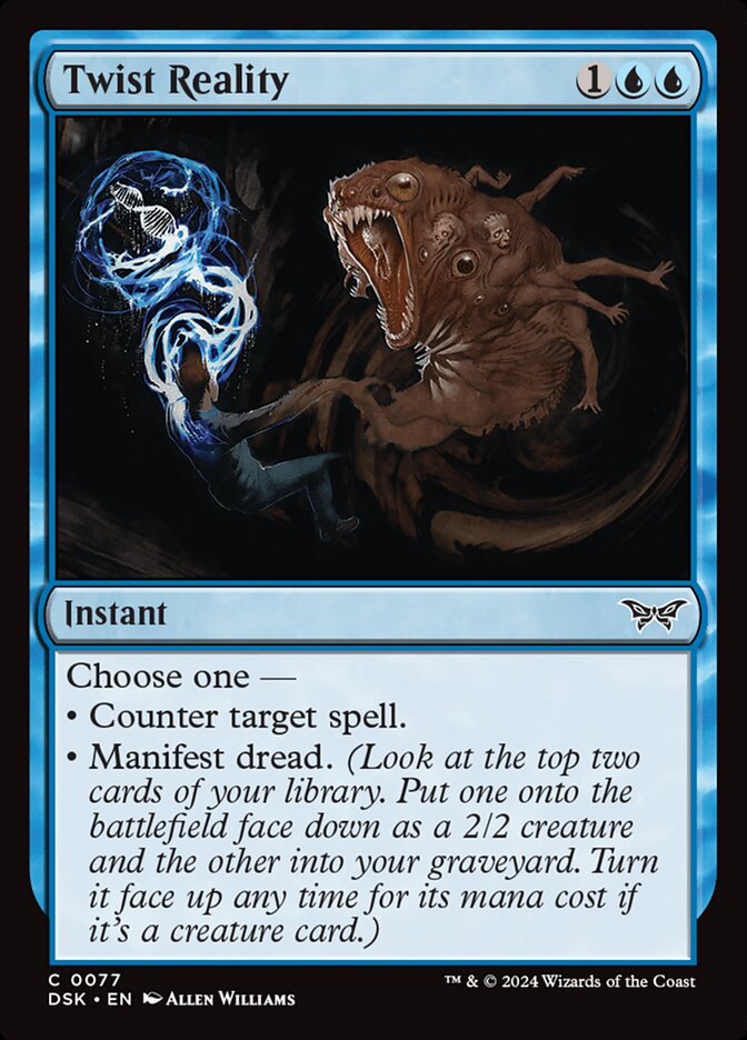 Twist Reality 77/286 (Duskmourn: House of Horror)  - Foil