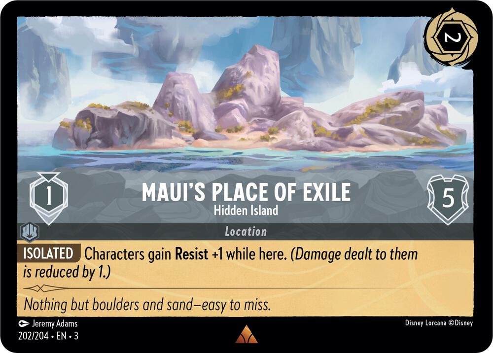 Mauis Place of Exile Hidden Island (Into the Inklands) 