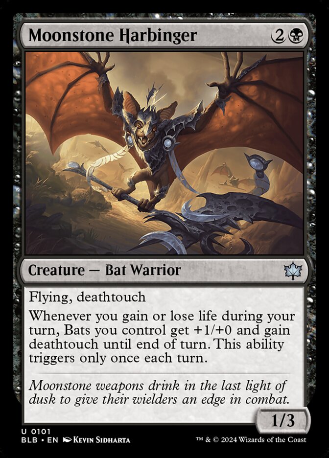 Moonstone Harbinger 101 (Bloomburrow)  - Foil