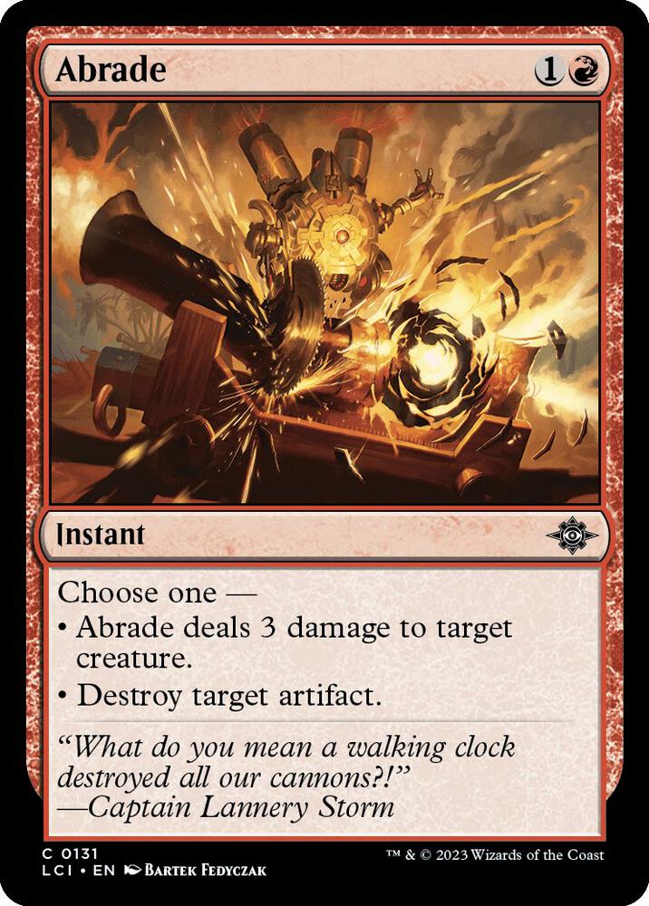 Abrade 131/291 (The Lost Caverns of Ixalan)  - Foil