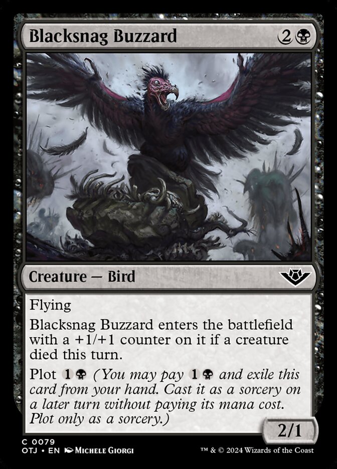 Blacksnag Buzzard 79/286 (Outlaws of Thunder Junction) 