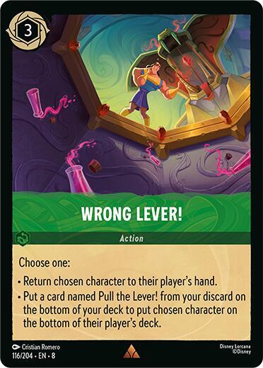 Wrong Lever (Reign of Jafar) 