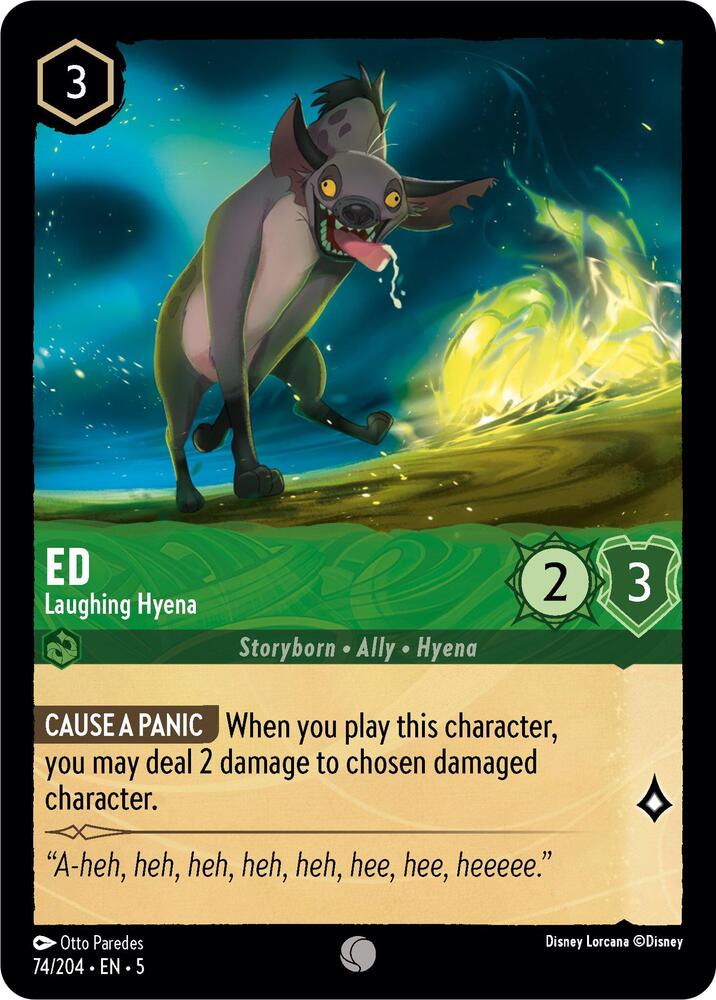 Ed Laughing Hyena (Shimmering Skies) 