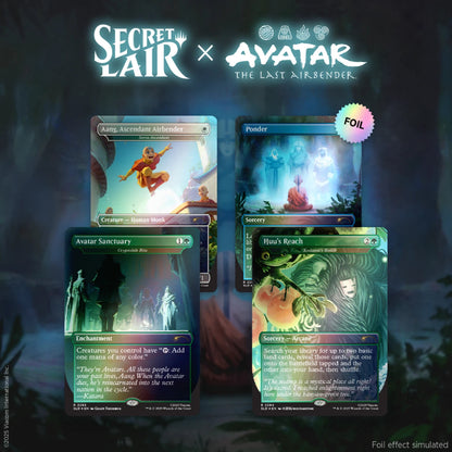Magic The Gathering Secret Lair: Avatar the Last Airbender A Lot to Learn [Rainbow Foil Edition]