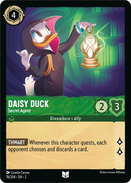 Daisy Duck Secret Agent (Rise of the Floodborn)  - Cold Foil