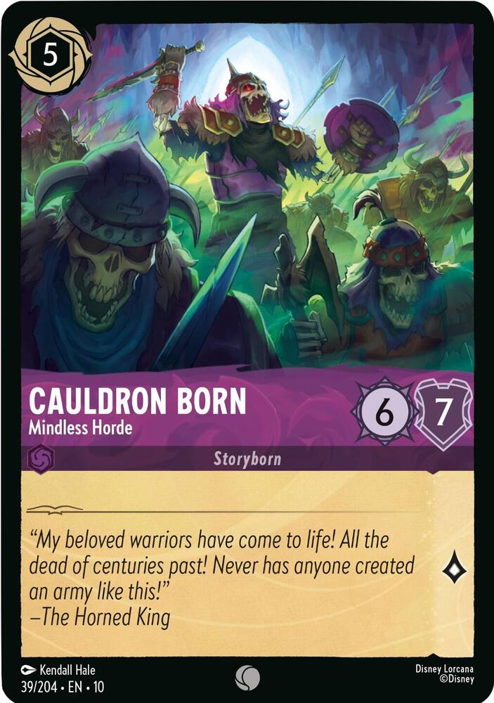 Cauldron Born Mindless Horde (Whispers in the Well)  - Cold Foil