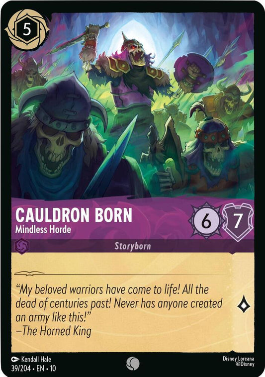 Cauldron Born Mindless Horde (Whispers in the Well)  - Cold Foil