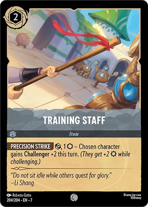 Training Staff (Archazia's Island)  - Cold Foil