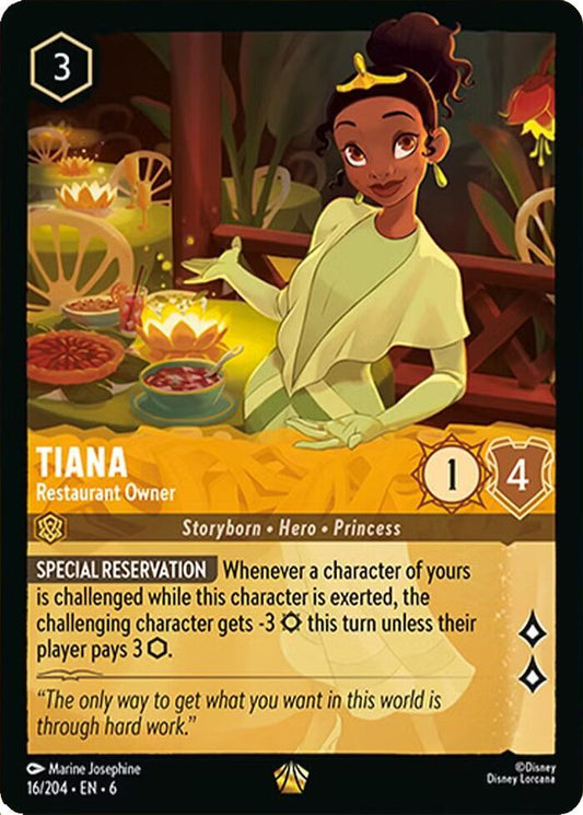 Tiana Restaurant Owner (Azurite Sea)  - Cold Foil