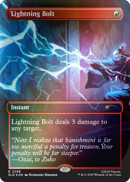 Magic The Gathering Secret Lair: Avatar the Last Airbender Everything Changed [Rainbow Foil Edition]