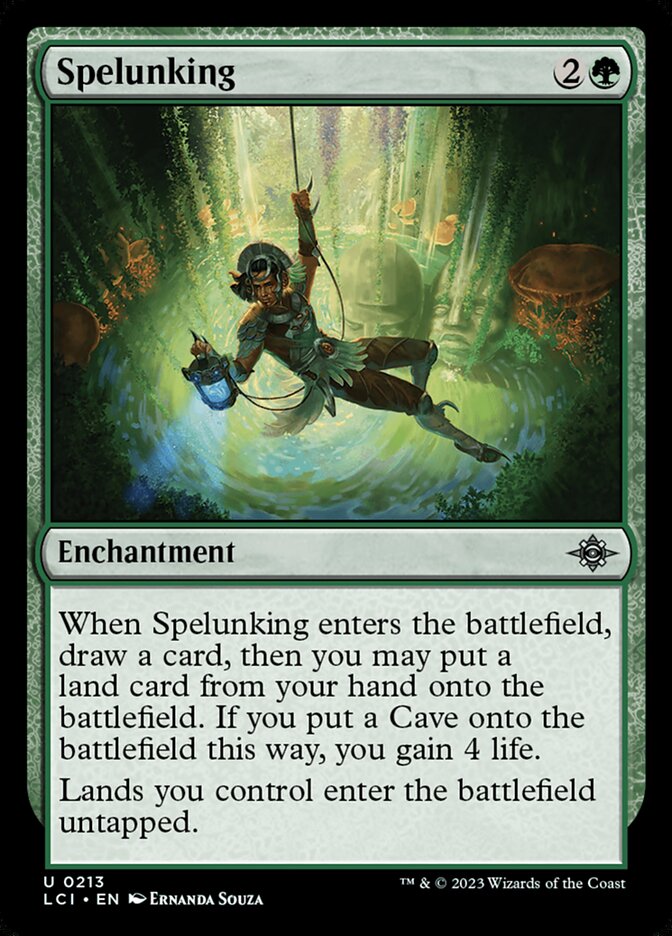 Spelunking 213 (The Lost Caverns of Ixalan)  - Foil