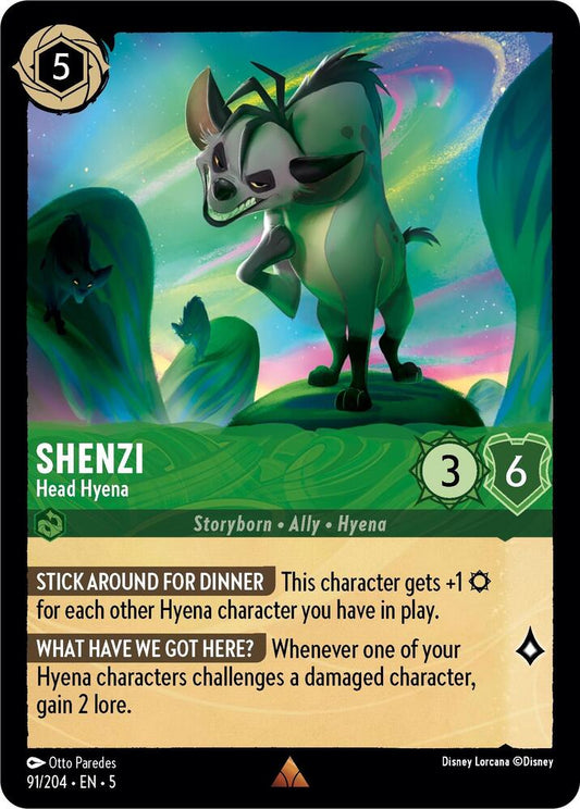 Shenzi Head Hyena (Shimmering Skies) 