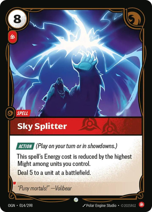 Sky Splitter 014/298 (Origins)  - Foil