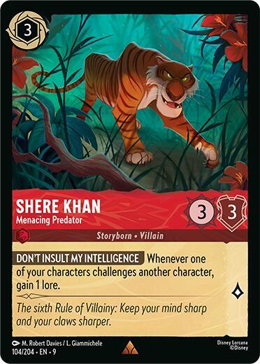 Shere Khan Menacing Predator (Fabled) 
