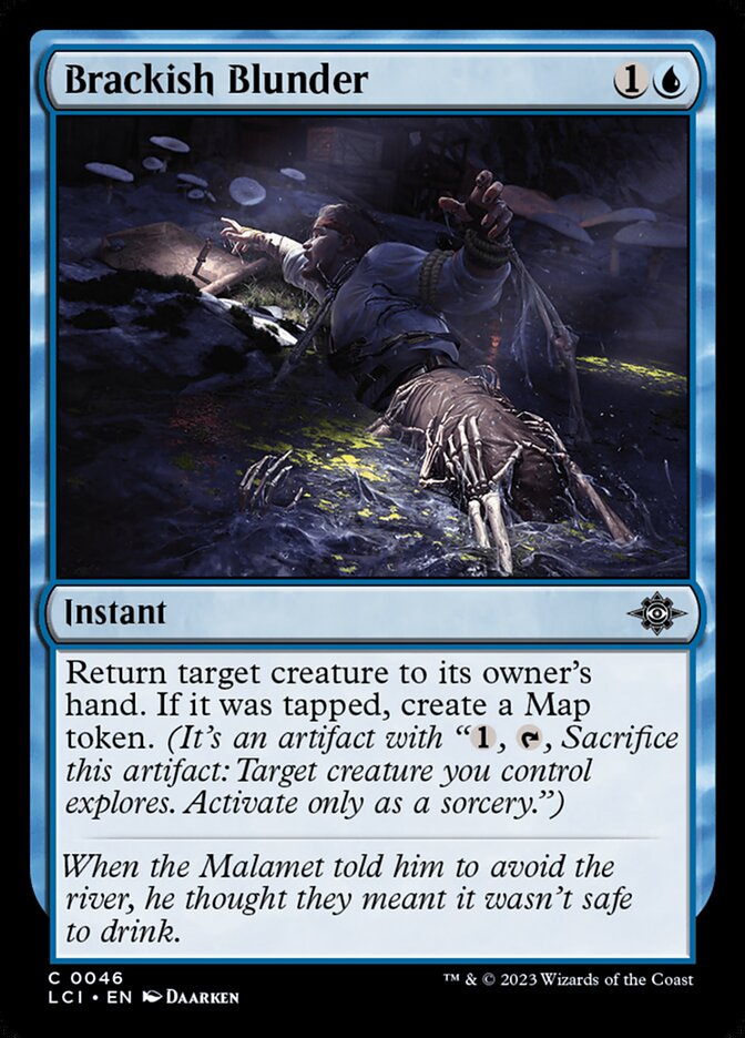 Brackish Blunder 46/291 (The Lost Caverns of Ixalan)  - Foil