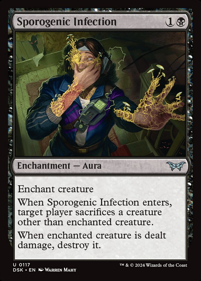 Sporogenic Infection 117/286 (Duskmourn: House of Horror)  - Foil