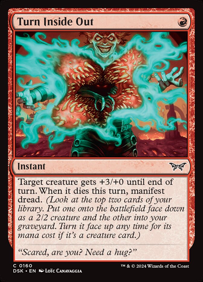 Turn Inside Out 160/286 (Duskmourn: House of Horror)  - Foil