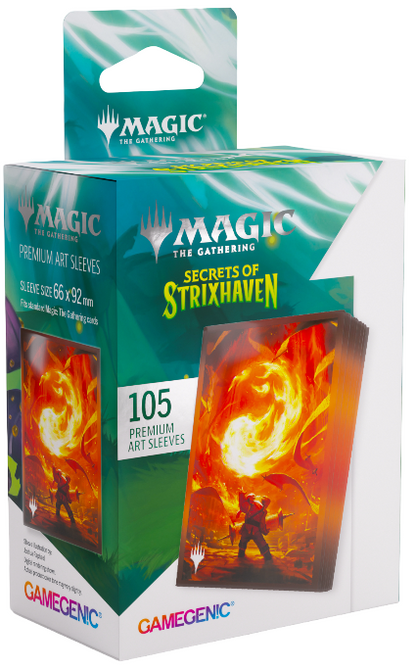 Gamegenic Magic The Gathering Secrets of Strixhaven Premium Art Sleeves