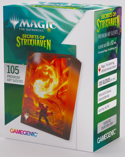 Gamegenic Magic The Gathering Secrets of Strixhaven Premium Art Sleeves
