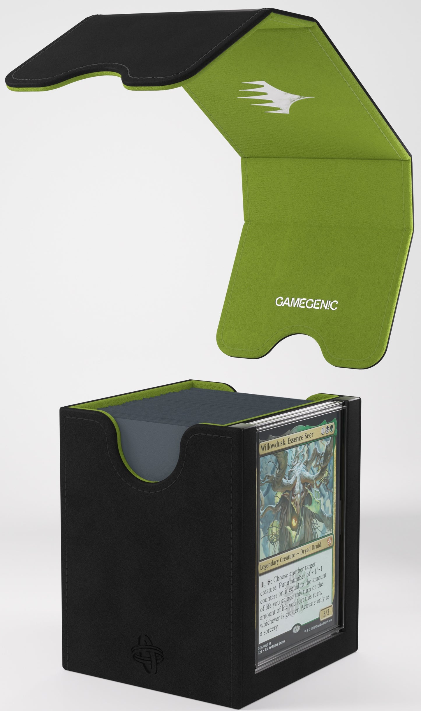 Gamegenic Magic The Gathering Secrets of Strixhaven Squire PLUS 100+ XL - Black/Green