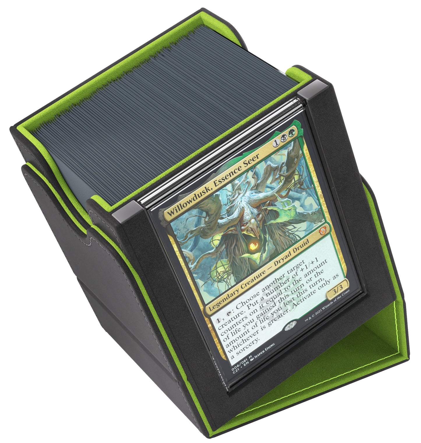 Gamegenic Magic The Gathering Secrets of Strixhaven Squire PLUS 100+ XL - Black/Green