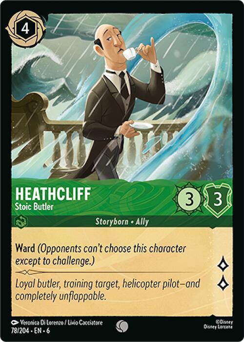 Heathcliff Stoic Butler (Azurite Sea)  - Cold Foil