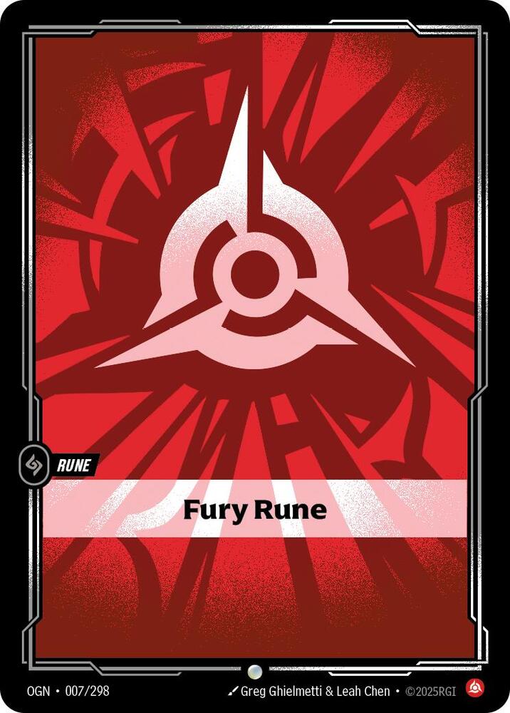 Fury Rune 007/298 (Origins) 