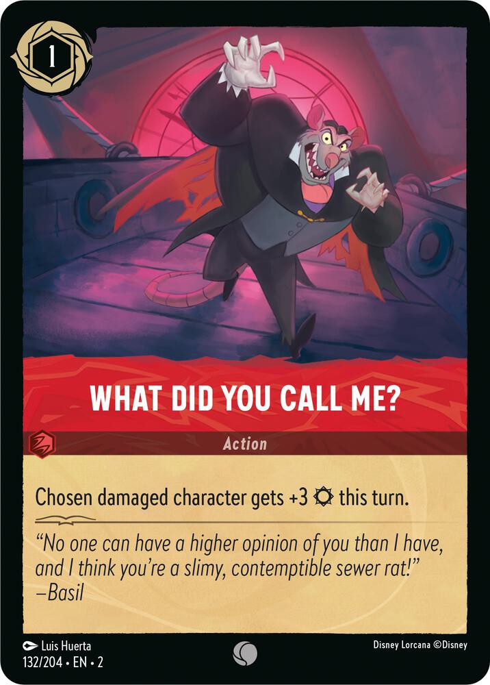 What Did You Call Me (Rise of the Floodborn)  - Cold Foil