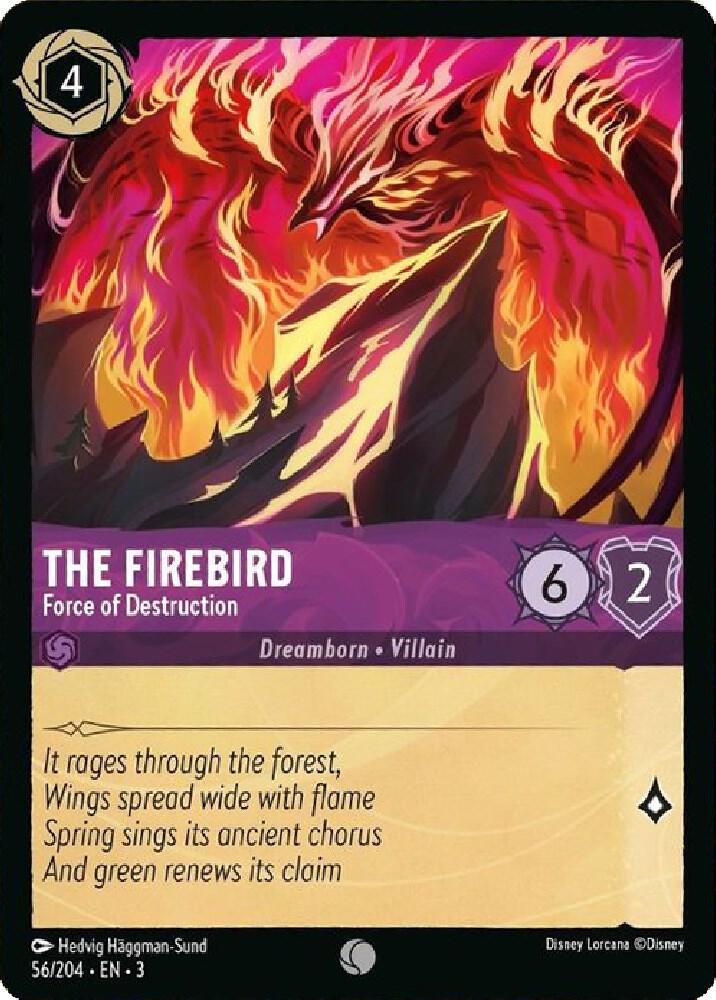 The Firebird Force of Destruction (Into the Inklands)  - Cold Foil