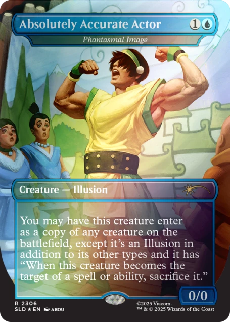 Magic The Gathering Secret Lair: Avatar the Last Airbender Ember Island Players [Rainbow Foil Edition]