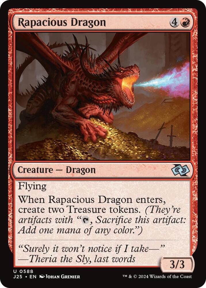 Rapacious Dragon 588/779 (Foundations Jumpstart) 