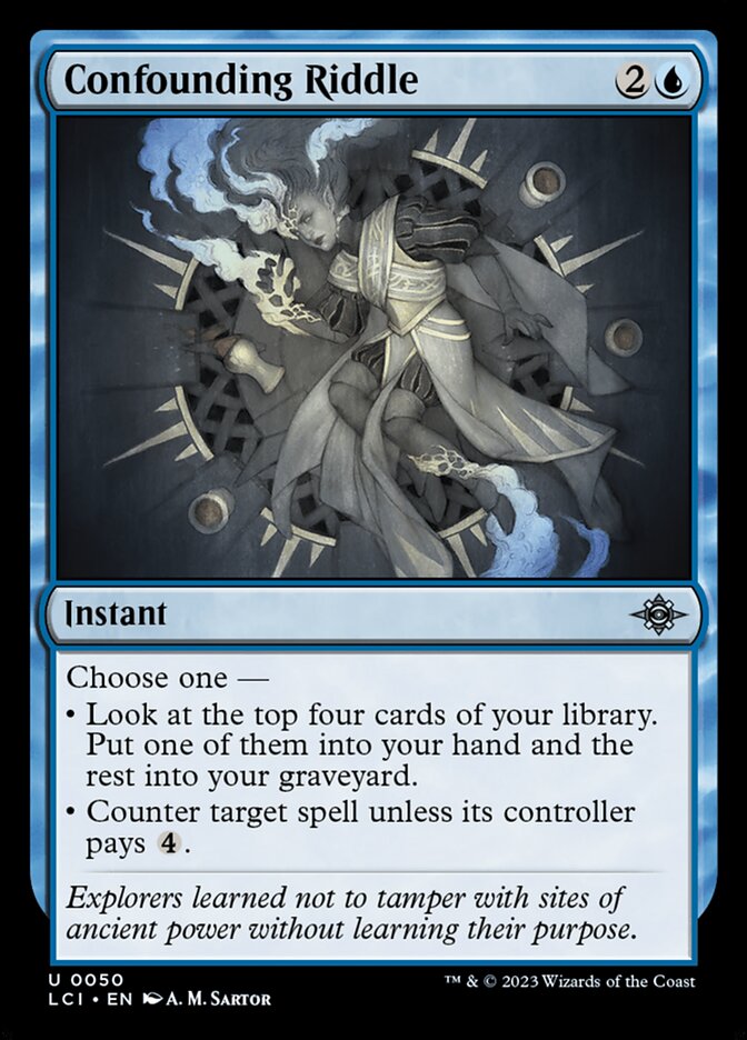Confounding Riddle 50 (The Lost Caverns of Ixalan)  - Foil