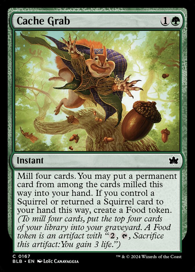 Cache Grab 167 (Bloomburrow)  - Foil