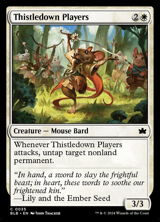Thistledown Players 35 (Bloomburrow)  - Foil