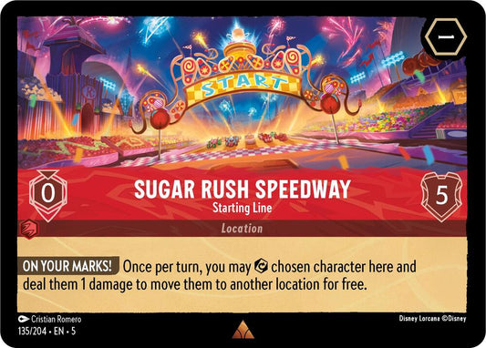 Sugar Rush Speedway Starting Line (Shimmering Skies) 