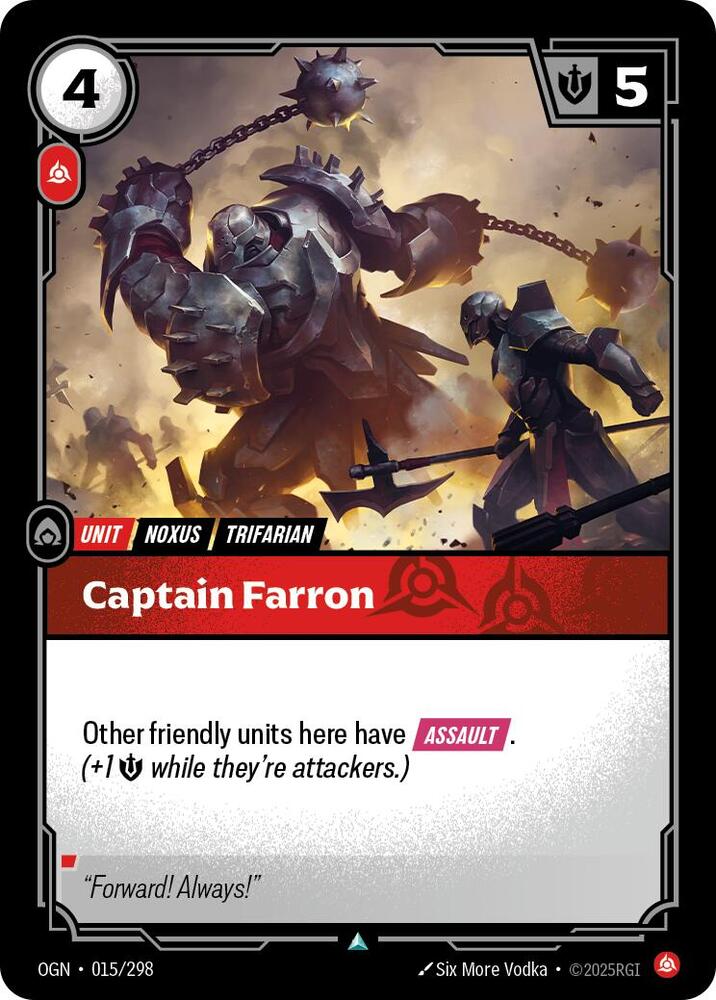 Captain Farron 15/298 (Origins) 