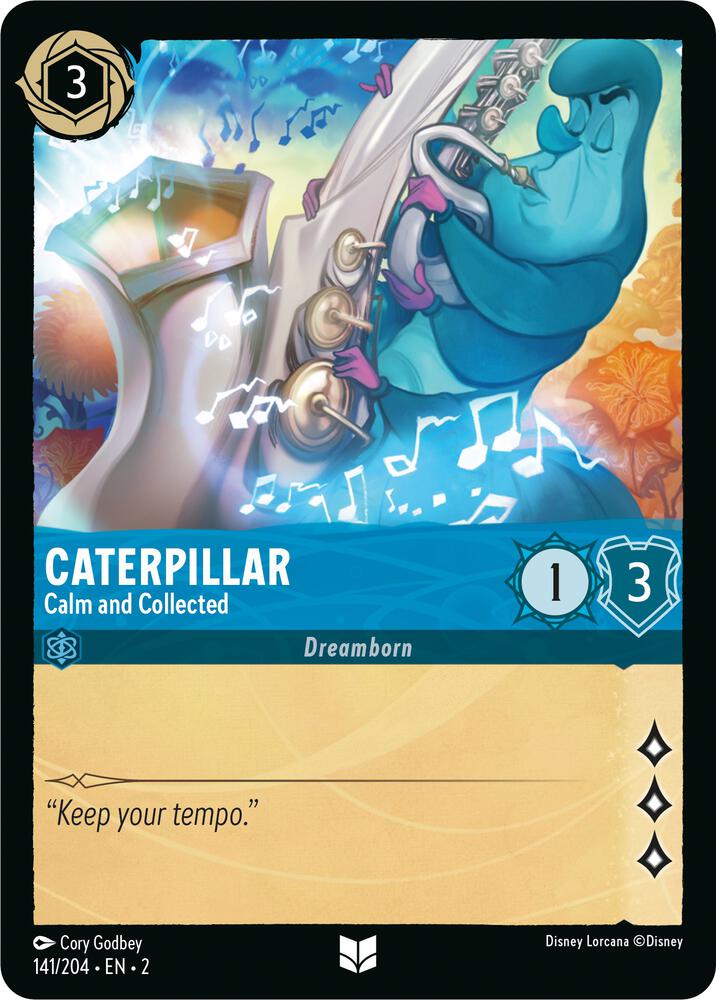 Caterpillar Calm and Collected (Rise of the Floodborn)  - Cold Foil