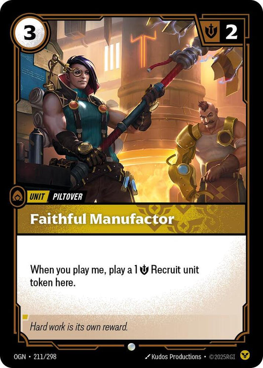 Faithful Manufactor 211/298 (Origins)  - Foil